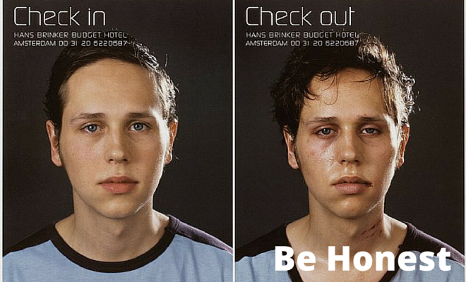 Example Ad from Hans Brinkler Budget Hotel